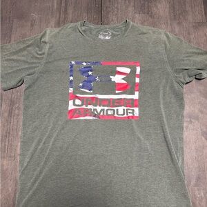 Under Armour Men's Olive Graphic Tee